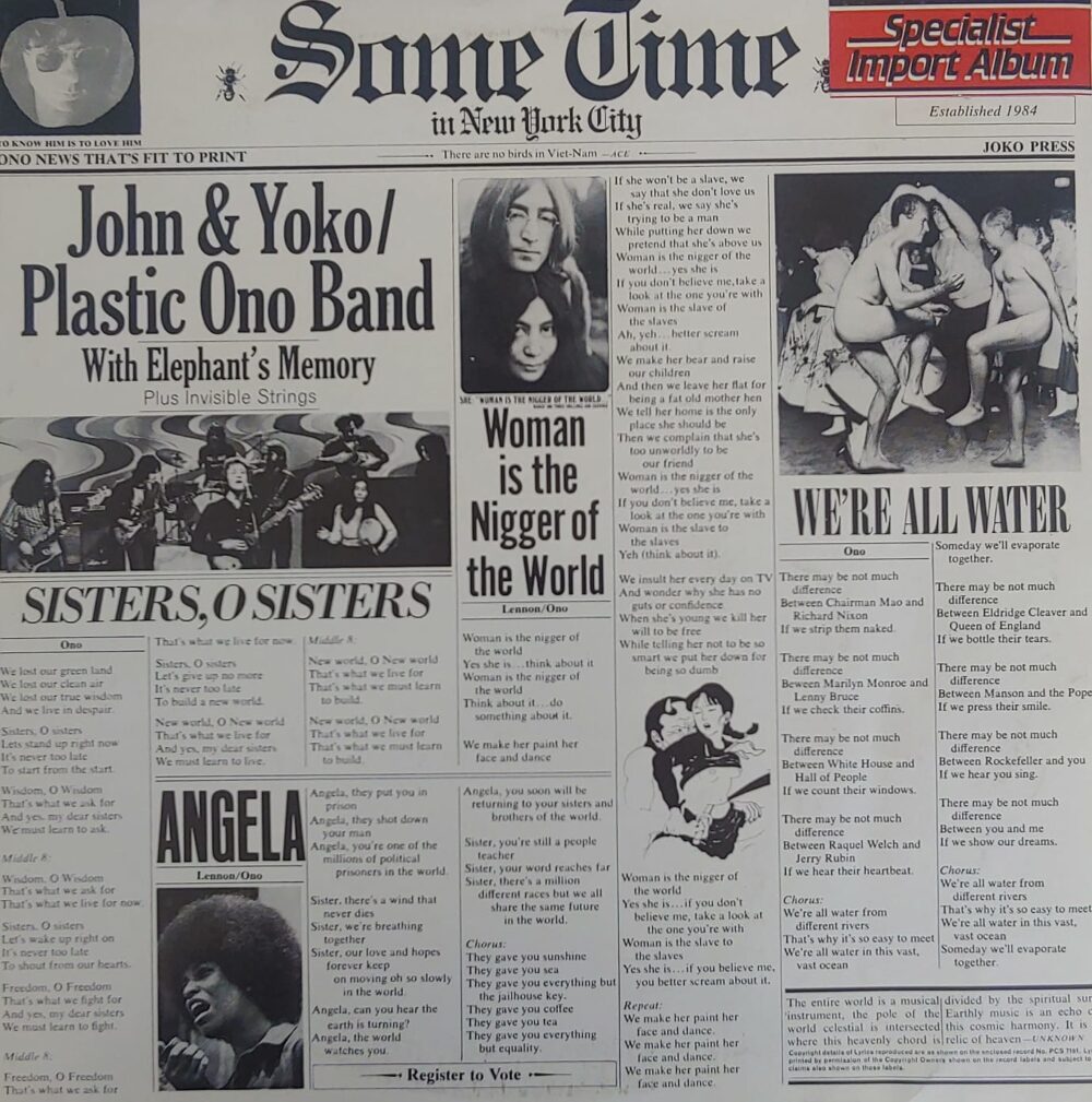 IMG-20230827-WA0046 John & Yoko / Plastic Ono Band With Elephant's Memory And Invisible Strings – Some Time In New York City - Image 1